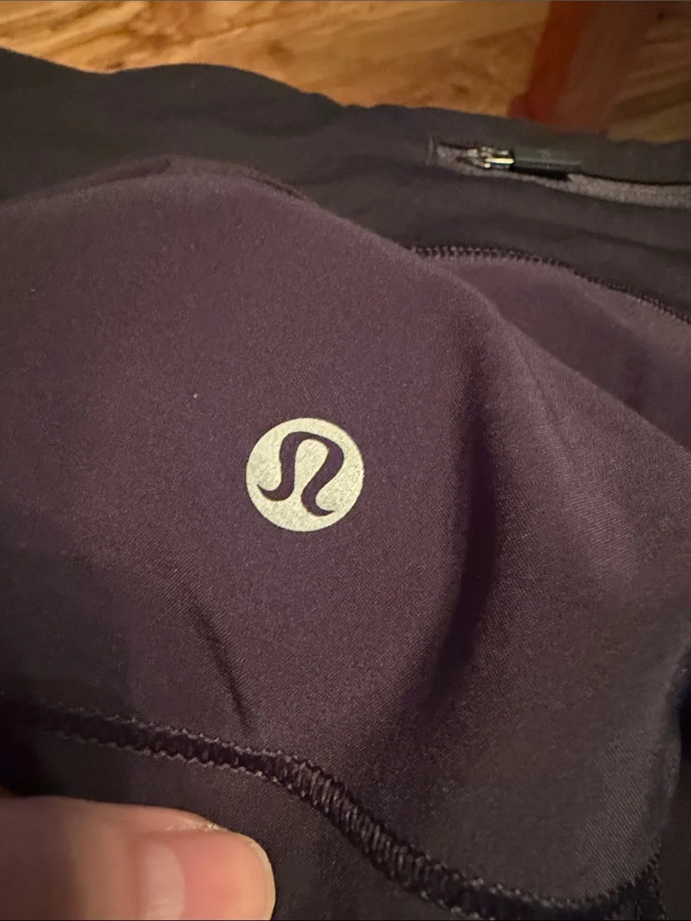 Lululemon Pace Rival Skort Skirt black 4 Way Stretch Size 12 leg pockets EUC